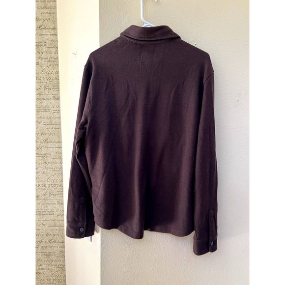 Goodiellow & Co Mens Shirt Jacket, Brown, Size Medium, Relaxed Fit, Unisex - Picture 2 of 8